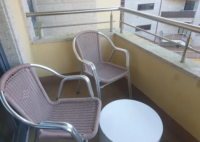 En Urbanización Con Piscina En Playa De Silgar Apartamento Sanxenxo